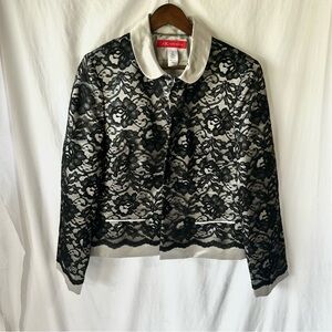 Anne Klein Black Lace Women's Blazer